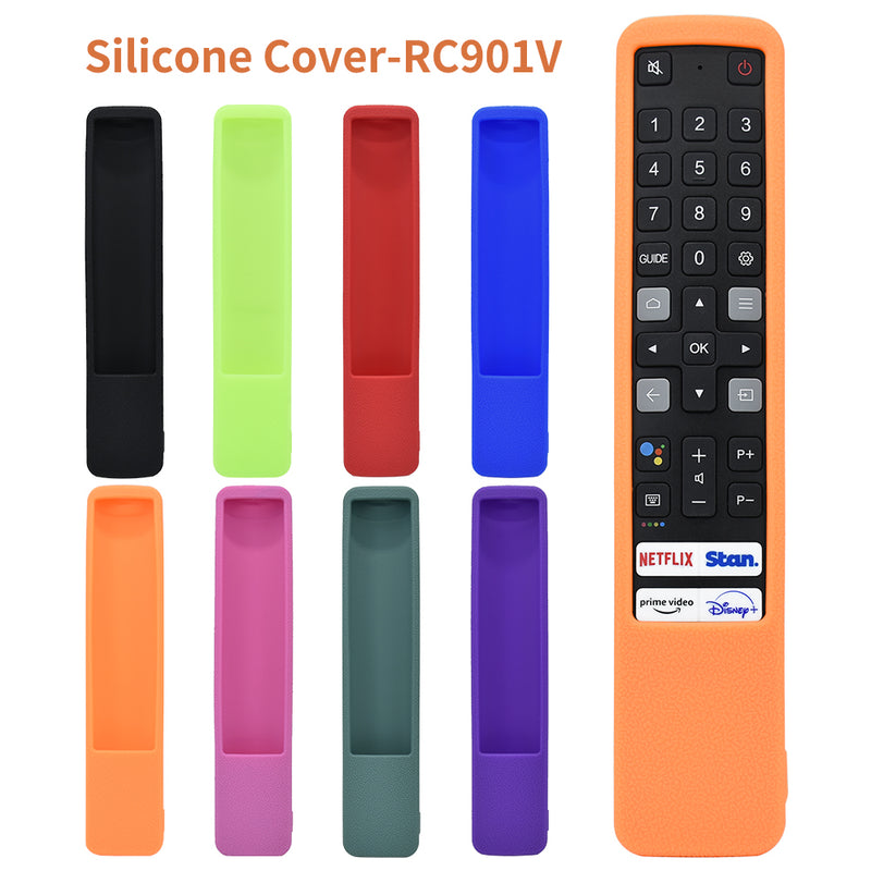 Suitable for RC901V TCL remote silica silicone protective cover, anti -fall remote control cover