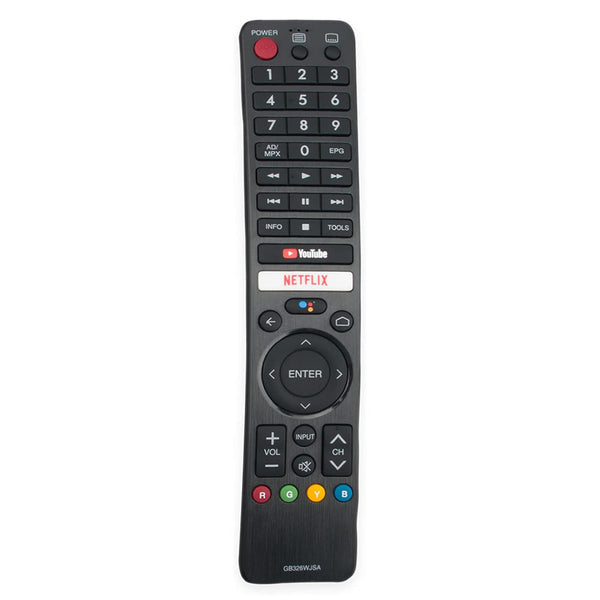 GB326WJSA Replacement Voice Remote Fit for Sharp AQUOS Smart TV with YouTube Netflix 4T-C60BJ3T 4T-C60BK1X 4T-C70Bj3T 4T-C60BJ5T 4T-C70BJ5T 2T-C32BE1T 2T-C32BG1X 2T-C32BG1I 2T-C40BG1X 2T-C42BE1T