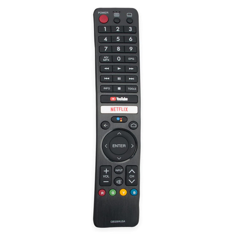 GB326WJSA Replacement Voice Remote Fit for Sharp AQUOS Smart TV with YouTube Netflix 4T-C60BJ3T 4T-C60BK1X 4T-C70Bj3T 4T-C60BJ5T 4T-C70BJ5T 2T-C32BE1T 2T-C32BG1X 2T-C32BG1I 2T-C40BG1X 2T-C42BE1T