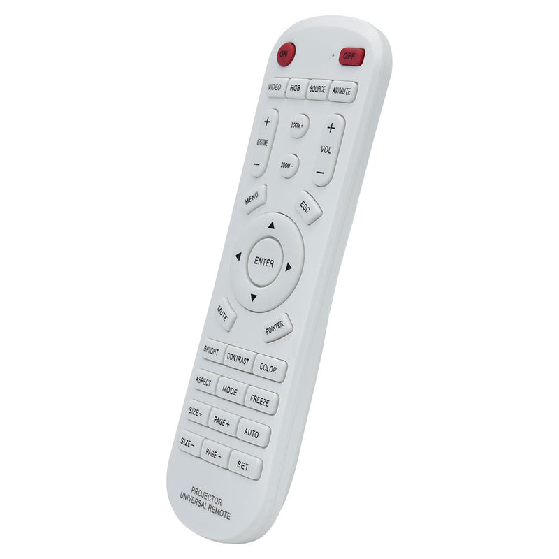 Projector Universal Remote Control Universal Replacement Controller for Projector White(Note The Applicable Model)