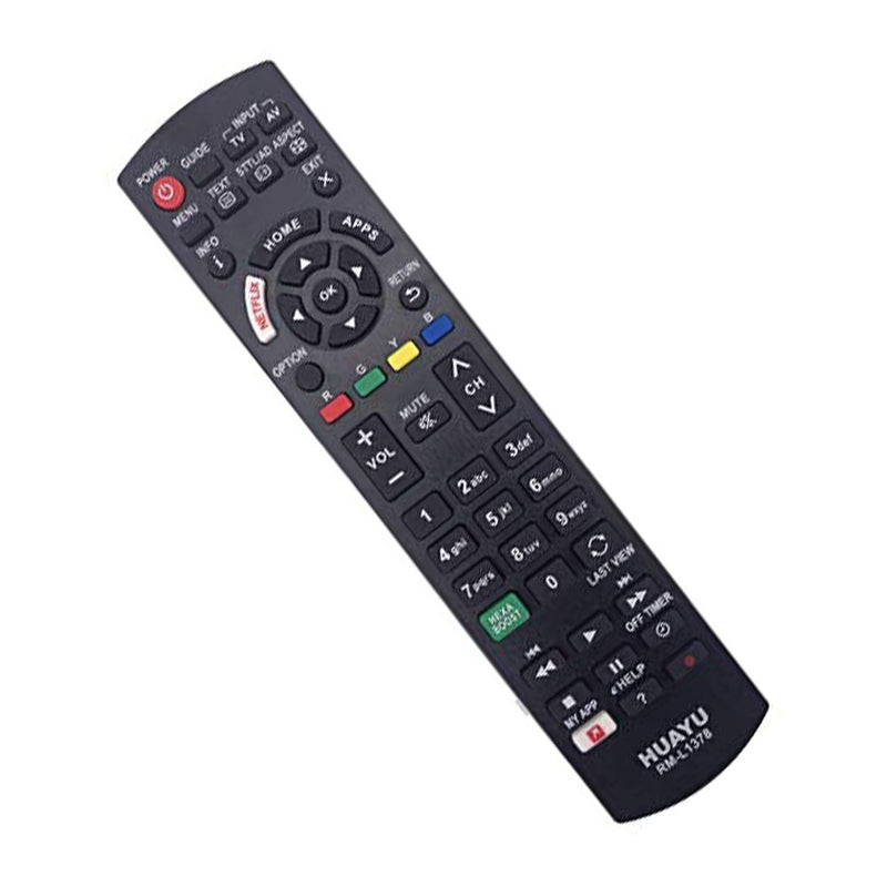 Generic LCD/LED Universal Remote No. RM-L-1378 Compatible with Panasonic LCD/LED TV Remote Control (Black)