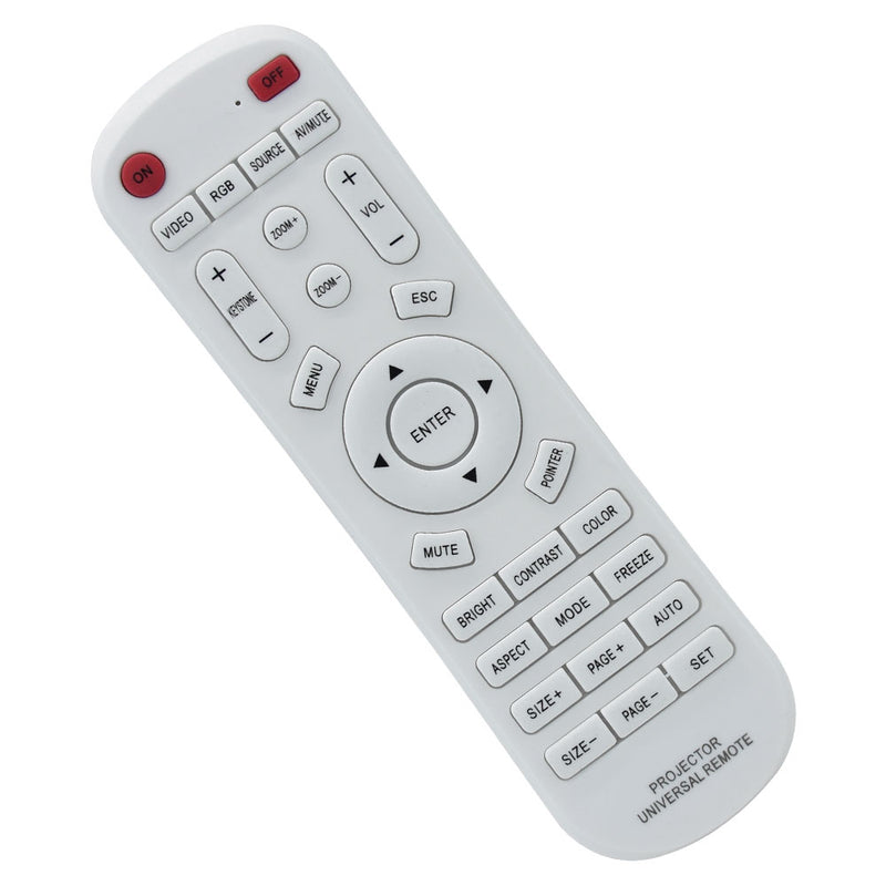 Projector Universal Remote Control Universal Replacement Controller for Projector White(Note The Applicable Model)