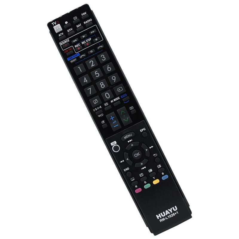 RISHIL WORLD Huayu RM-L 1026+1 Universal Remote Control RM-L1026 for Sharp LCD/LED TV LC-60LE741E