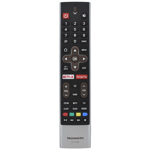 HS-7700S de Control remoto Original por voz para Smart Tv SKYWORTH Android