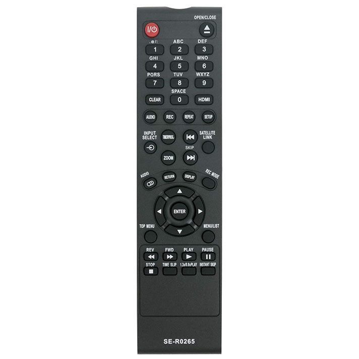 SE-R0265 Remote For DVD Video Recorder DR410 DFTV200 DKR10KU DKR40KU DR410KU