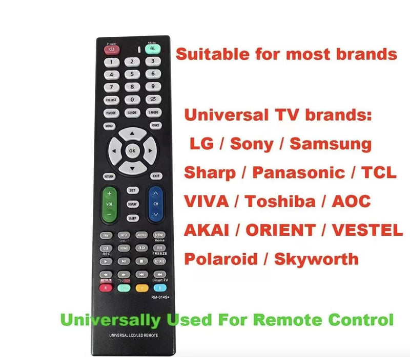 RM-014S+ LCD LED TV Remote Control For TV Ir Remote Controller