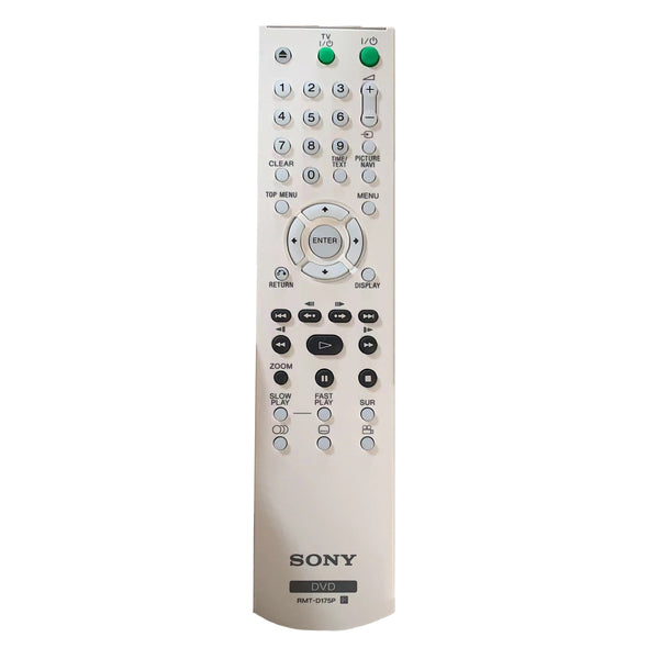 RMT-D175P DVD Remote DVP-NS708H DVP-NS30 DVP-NS32 DVP-NS33 NS52P