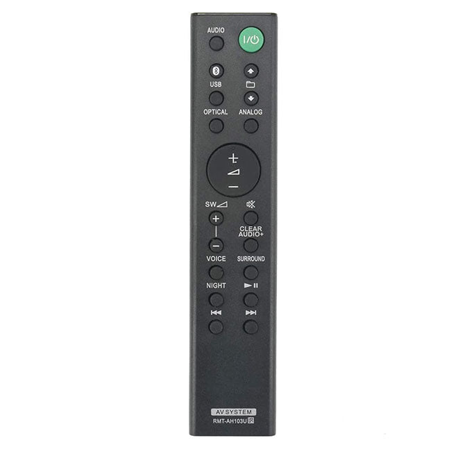 RMT-AH103U Remote for Soundbar SA-CT80 HT-CT80 HT-CT180 SA-CT180
