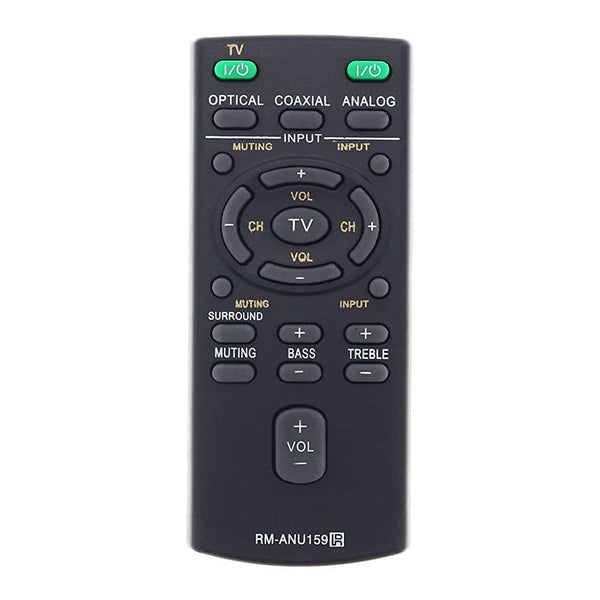 Sound Bar Remote Control RM-ANU159 for Audio System HT-CT60/C SA-CT60 SS-WCT60 HT-CT60