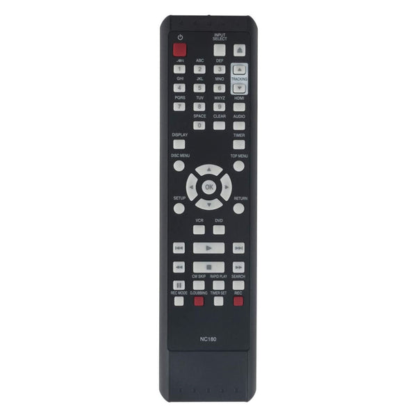 NC180UH Remote Control For DVD VCR Combo Recorder DVDR ZV427FX4A