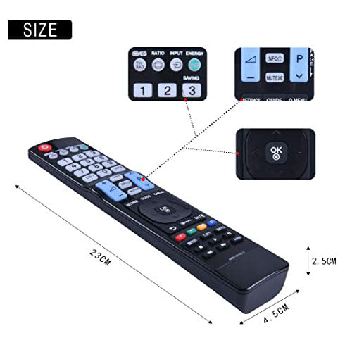 AKB73615312 Remote Control for 32LS4600 47LS4600 50PA4500 32LD350C 55LS5600-UD 50PA4900UD