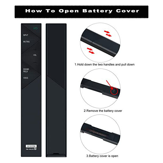RM-ANU207 Remote fit for  Audio Video Receiver HT-XT1 HT-ST5 SA-WST5 SA-ST5