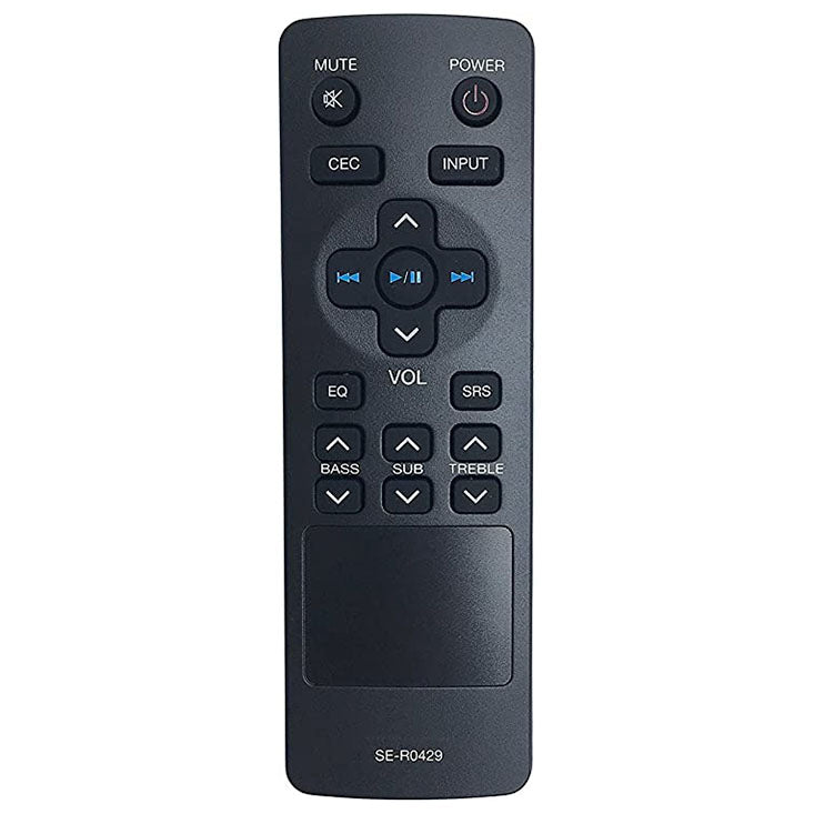 SE-R0429 Sound Bar Remote Control For SBX4250 SBX4250KN SBX5065KU