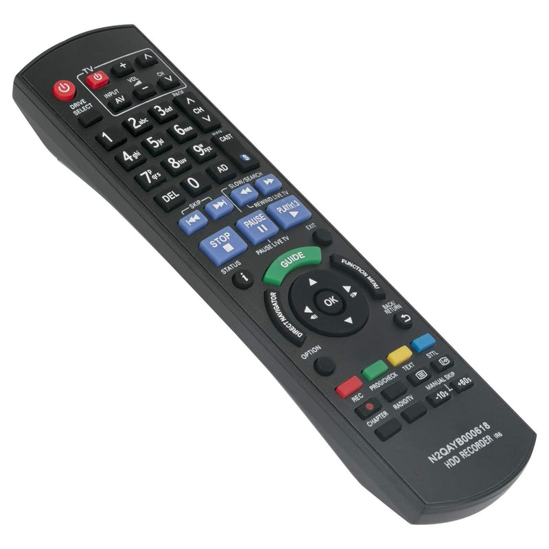 N2QAYB000618 IR6 Recorder Remote Control For  HDD DVD DMR-HW120 DMR-HW220 DMR-HW100EBK DMRHW100EB-K