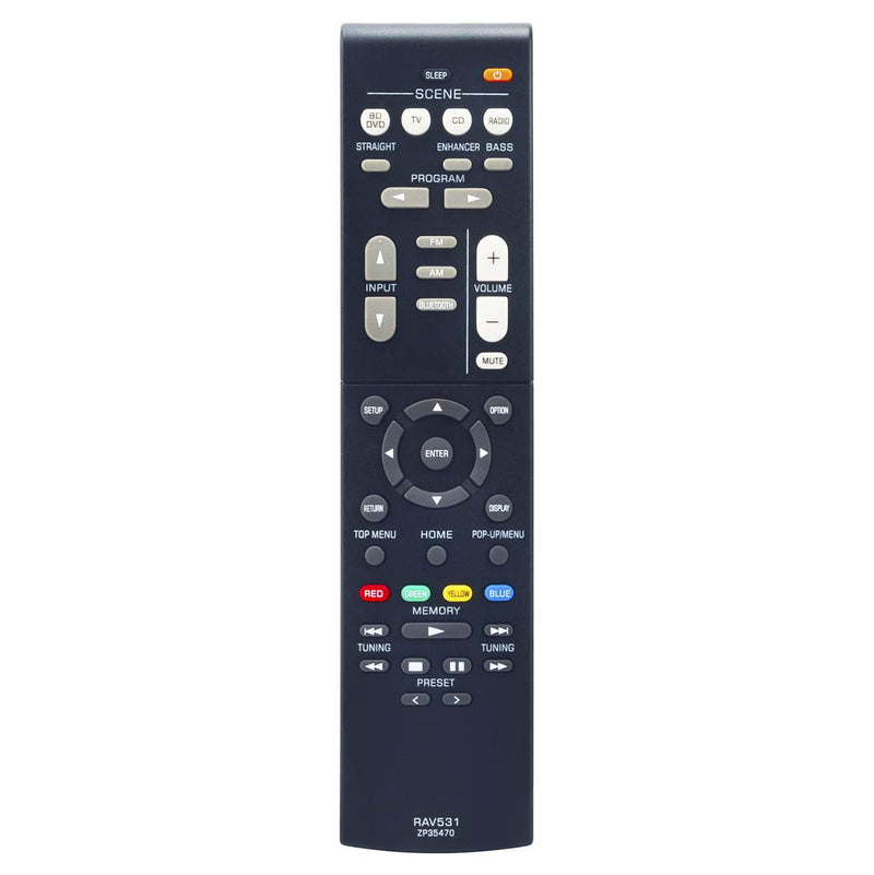 RAV531 ZP35470 Remote fit for Receiver HTR-3068 HTR-4068 RX-V379BL RX-V579 TSR-5790BL YHT-3920BL YHT-4920UBL