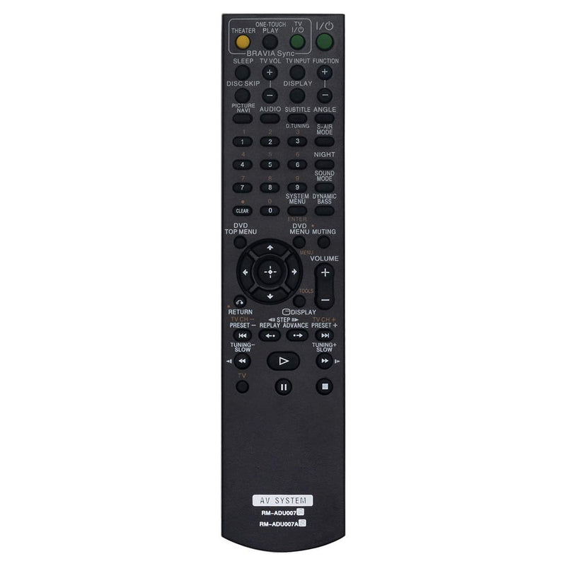 RM-ADU007A Remote Control for DVD Home Theater System DAV-HDX285 DAV-HDZ485 DAV-HDX587WC DAV-HDX686W