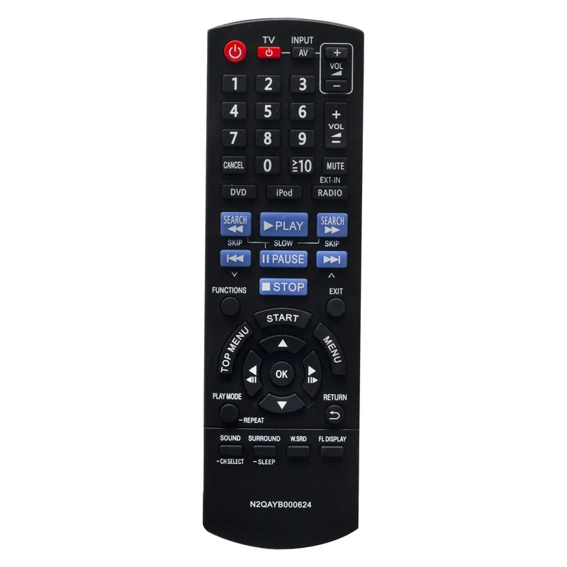 N2QAYB000624 Remote Control fit for DVD Home Theater Sound System SCXH150 SAXH150 SC-XH150 SA-XH150