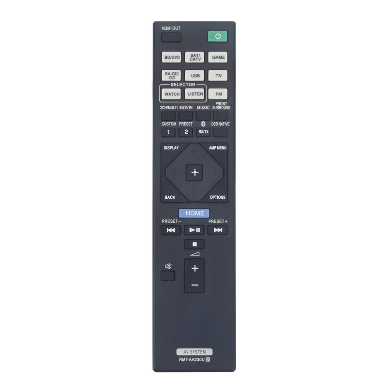 RMT-AA230U Remote for Multi Channel Receiver STR-DN1070 STRDN1070