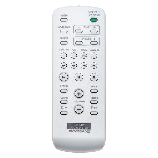 RMT-CS50AD Remote Control for Personal Audio System ZS-S50CP ZSS50CP