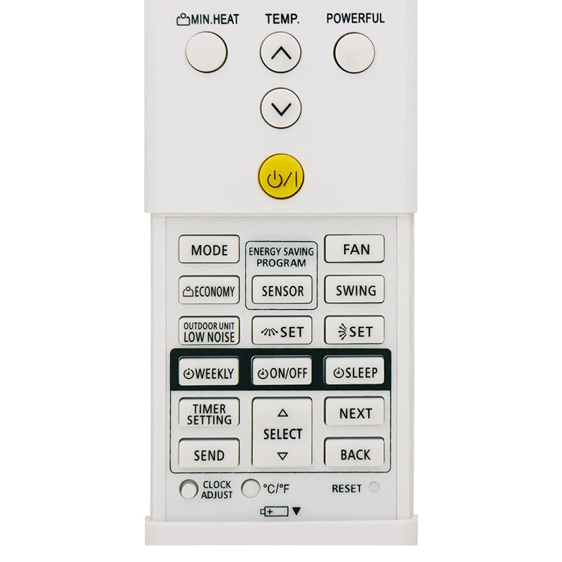 Air Conditioner Remote Control AR-REM1U ASU9RLS3Y ASU12RLS3Y ASUG09LZAS Display in Both Fahrenheit and Celsius