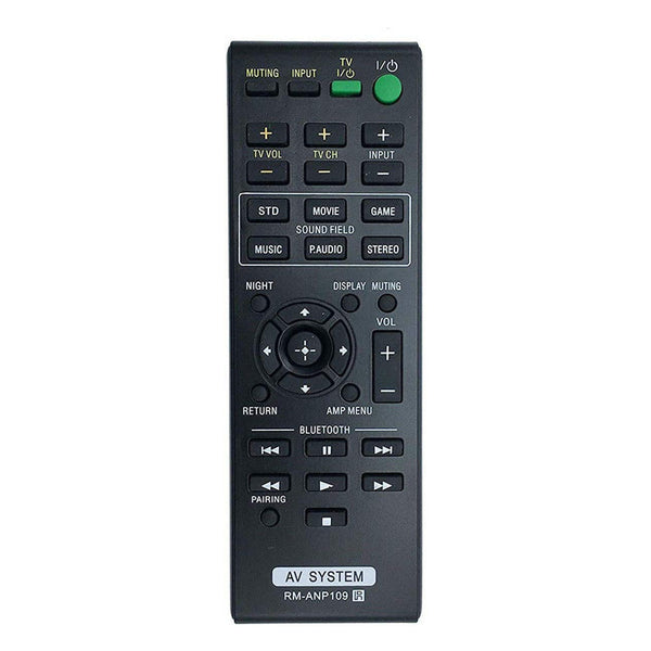 RM-ANP109 Remote Control fit for Audio Video Home Theater Sound System HT-CT260C HT-CT260HP HT-CT260W SA-CT260H SA-WCT260H