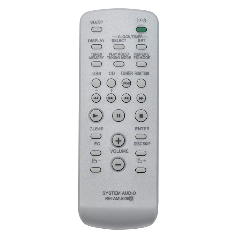 RM-AMU006 Remote Control for FST-ZUX9 LBT-ZUX9 MHC-EX8 MHC-EC69 MHC-GT222 MHC-GT555 Mini Hi-Fi Component System