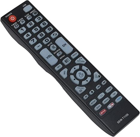 SEW-T1105 Remote Control Compatible With 4K LCD Smart HDTV ELEFW504 ELEFT326 ELEFT407 ELEFT195 ELEFT222 ELEFW195