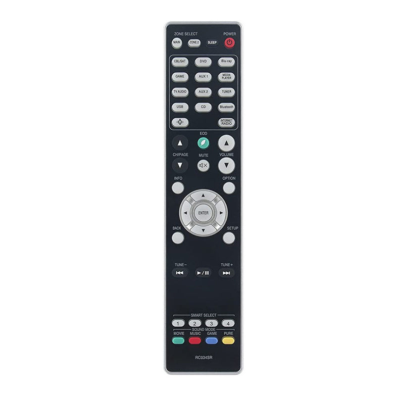 Remote Control For RC034SR NR1604 NR1710 NR1605 NR1603 7.1 7.2 Channel Network Receiver