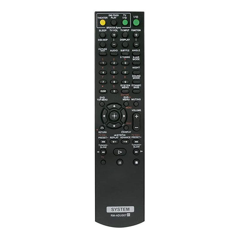 RM-ADU007A Remote Control for DVD Home Theater System DAV-HDX285 DAV-HDZ485 DAV-HDX587WC DAV-HDX686W