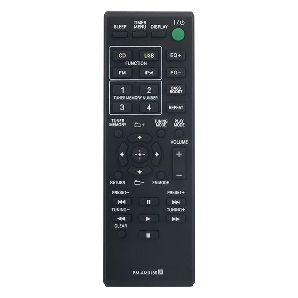 RM-AMU185 Remote fit for Home Audio System MHC-EC619IP SS-ECL5 HCD-EC619IP