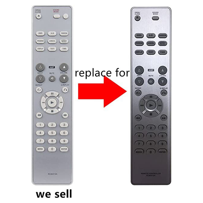 RC8001SA Remote Control Fit for CD Receiver System 307010005000 307010005000M