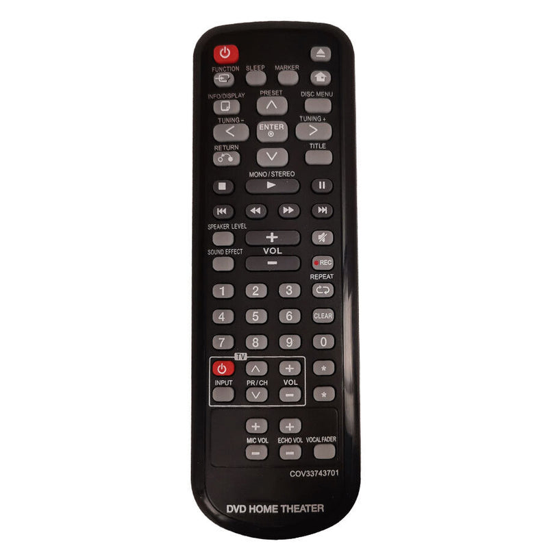 COV33743701 For DVD Home Theater Remote Control