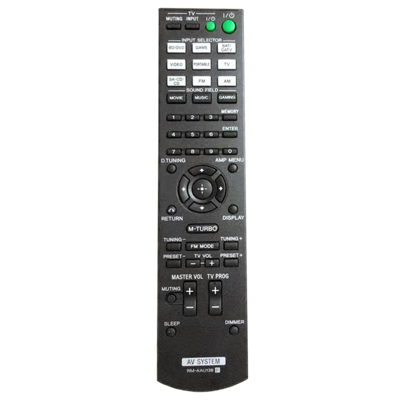 RM-AAU136 Home Theater Remote Control for Audio Video Receiver STR-KM3 STR-KM5 STR-KM7 HT-M3 HT-M5