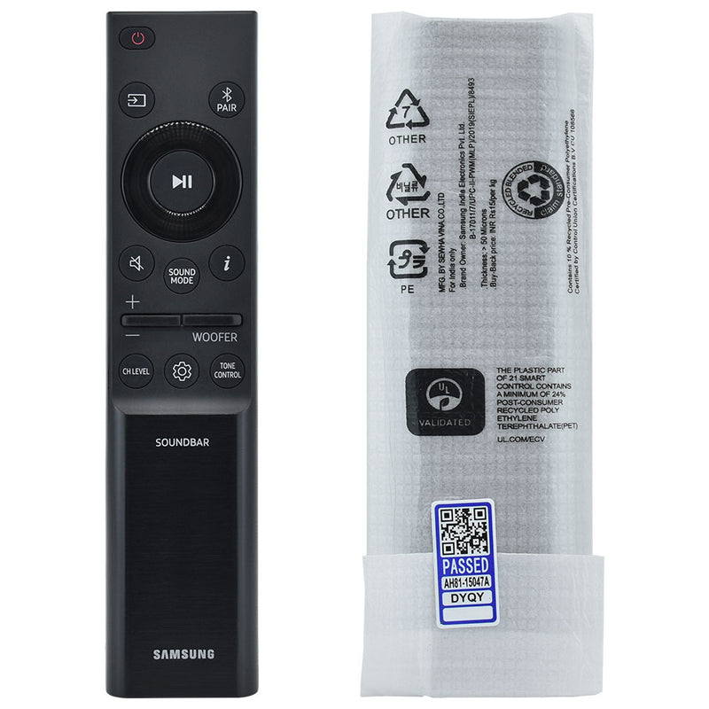 Beyution AH81-15047A Replace Remote Control Fit for Samsung Soundbar HW-S60B HW-S61B HW-Q600B HW-Q60B HW-Q930B HW-Q800B HW-Q700B HW-Q990B HW-Q990B/ZA HW-S60B/ZA HW-S61B/ZA HW-Q930B/ZA HW-Q700B/ZA