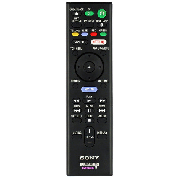 RMT-VB310U For Blu-Ray DVD Player Remote Control UBP-UX80 X800