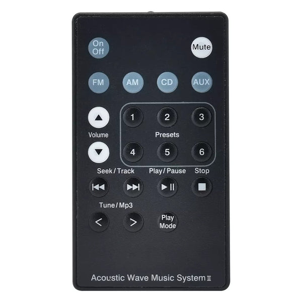 Acoustic Wave Music System II Remote for Wave Music System 2nd Audio Remote