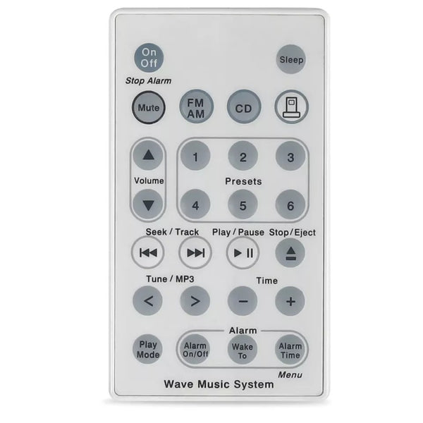 Remote Control For Music System Awrcc1 Awrcc2 Radio/cd Remote