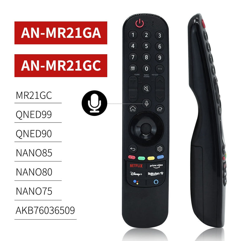 TV Remote Control For MR20GA MR21GA AKB75855501 AI 4K Smart TV 55UP75006 NANO8 NANO75 CX G1 A1 Voice Remote
