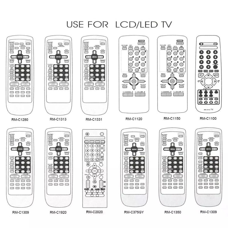 RM-530F Remote Control For TV Player RM-C995 RM-C993 RM-C92 Wireless Remote