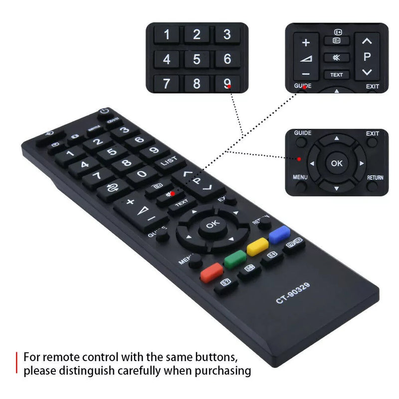 TV Remote Control For CT-90326 CT-90380 CT-90336 CT-90351 CT-90329