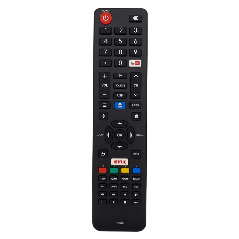 ZF 54 TV Remote Control RC320 For 06-532W54-TY01X