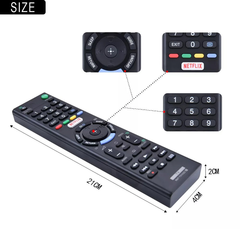 RMT-TX102D Remote Control For Smart TV KDL-32R500C KDL-40R55XC KDL-40R45XC