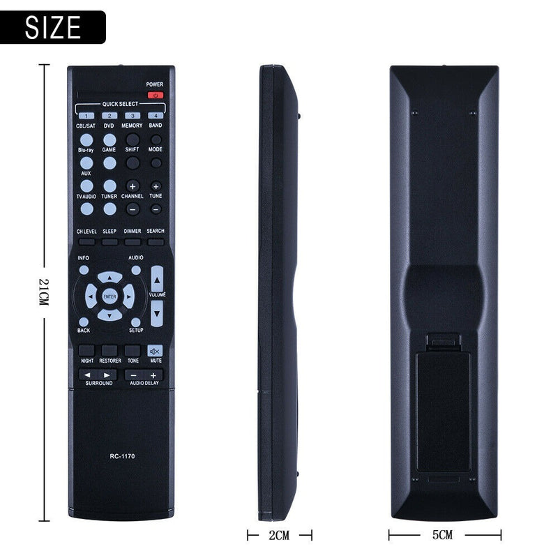 Remote Control RC-1170 For Receiver System Remote Commander