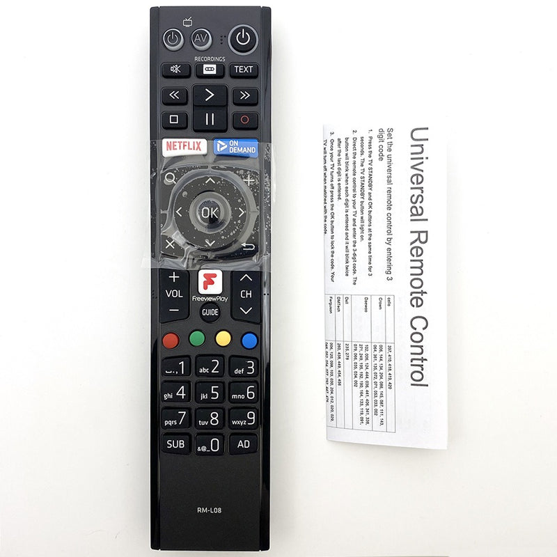 RM-L08 For FVP-4000T FVP-5000T Play HD TV Remote Control