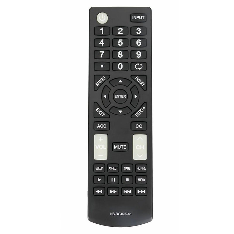TV Remote Control For NS-RC4NA-18 LCD LED TV