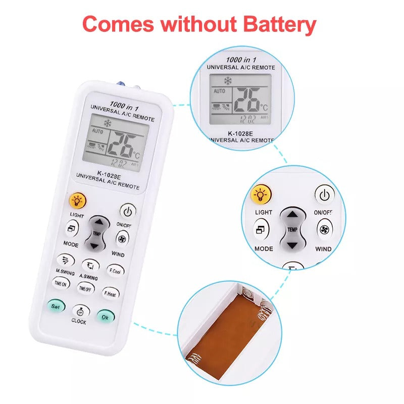 Air Conditioning K-1028E Remote Control Air Conditioning LCD Remote Control