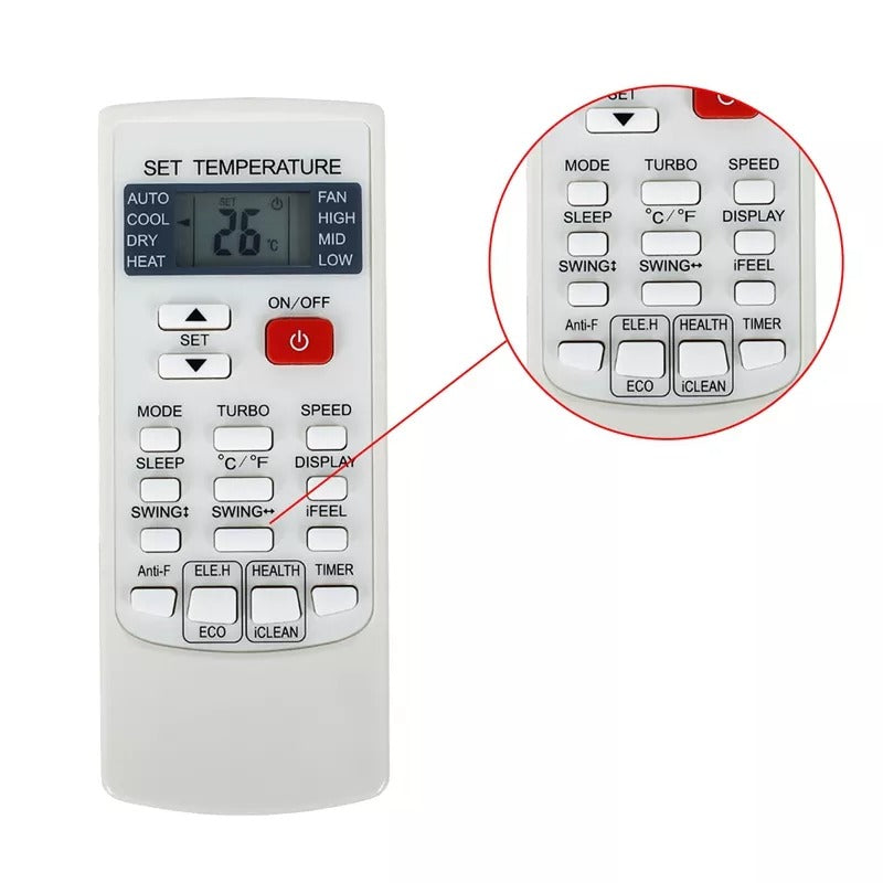 Air Conditioning Remote Control For YKR-H/102E