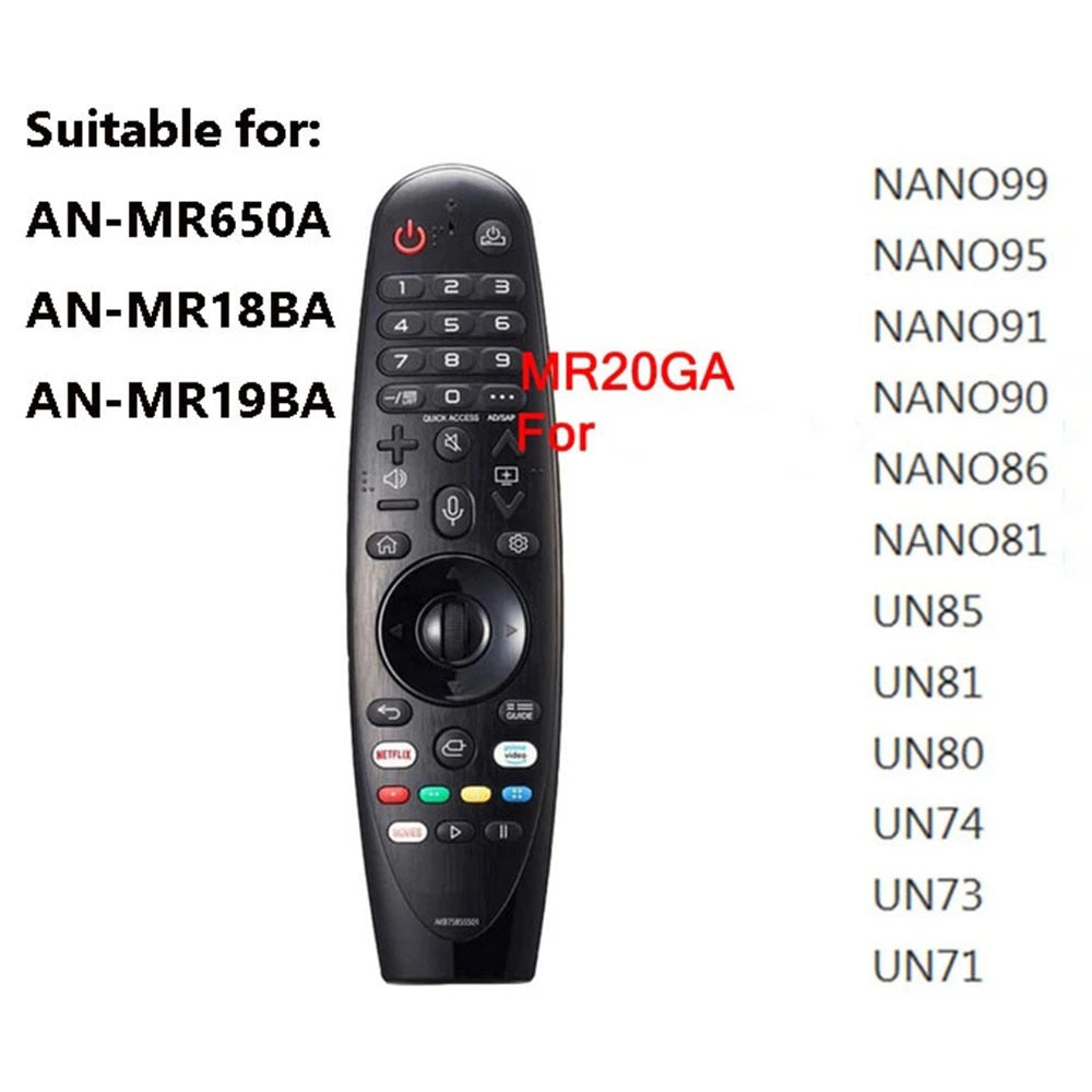 TV Remote Control For MR20GA MR21GA AKB75855501 AI 4K Smart TV 55UP750