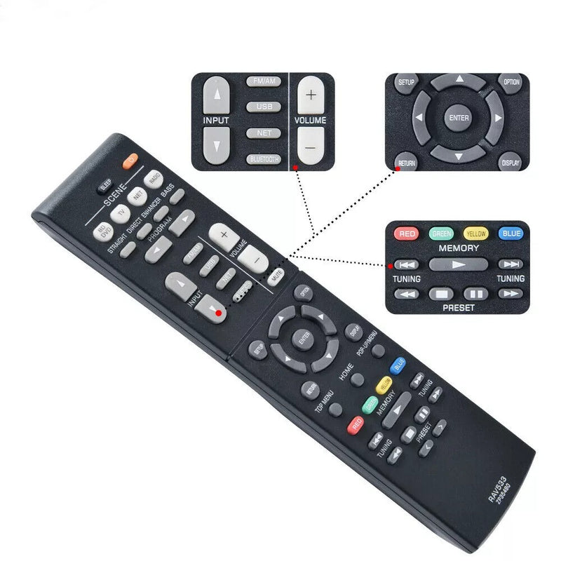 RAV533 ZP35490 Remote Control For RX-V4 RAV531 RX-V479BL RX-V579BL Receiver