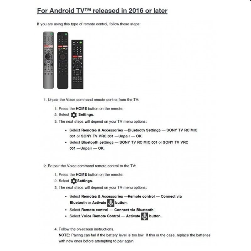 Remote Control RMF-TX500P For Smart TV Voice 4K KD65X75CH KD85X8500G KD55X9000H KD65A8H